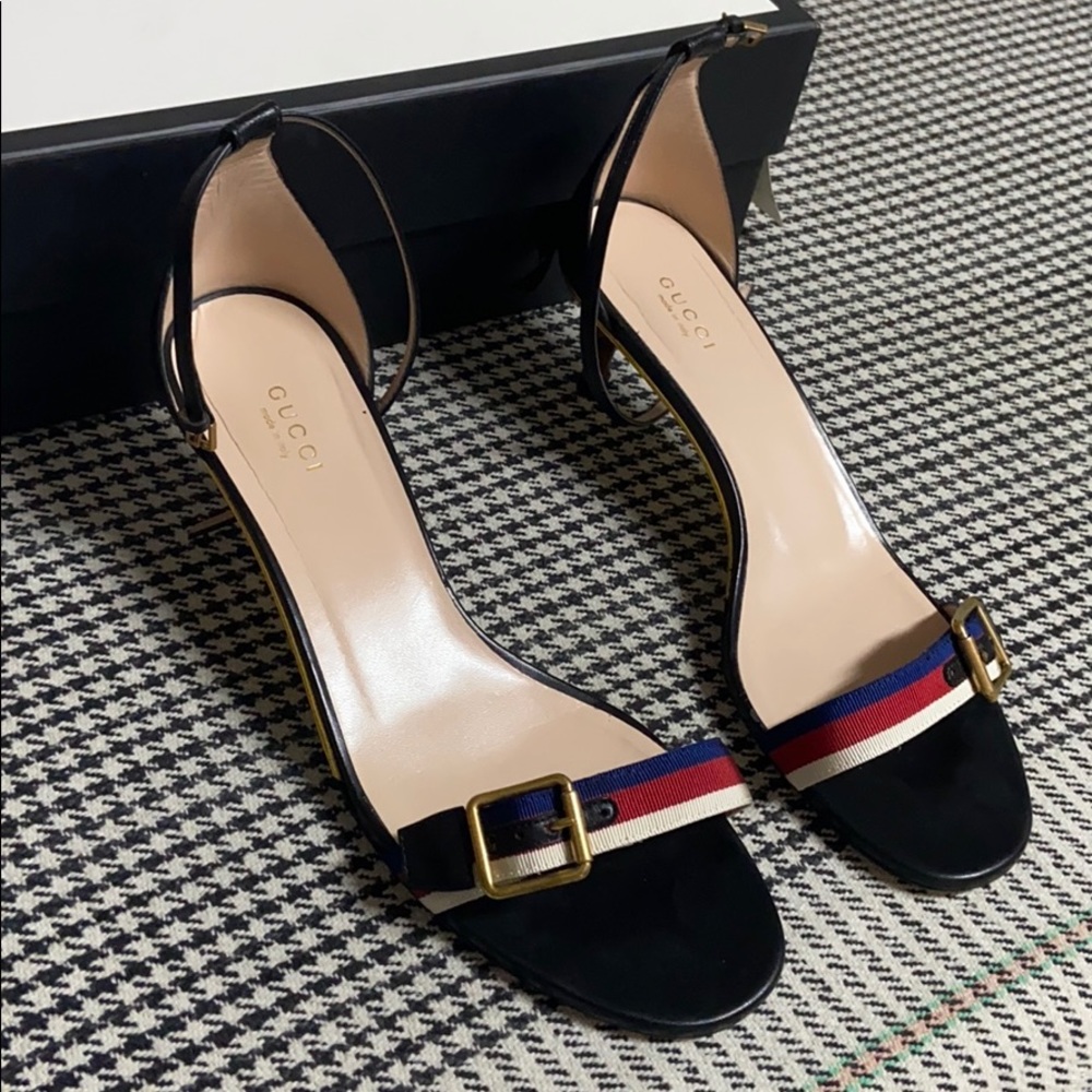 Gucci heels bamboo rare edition